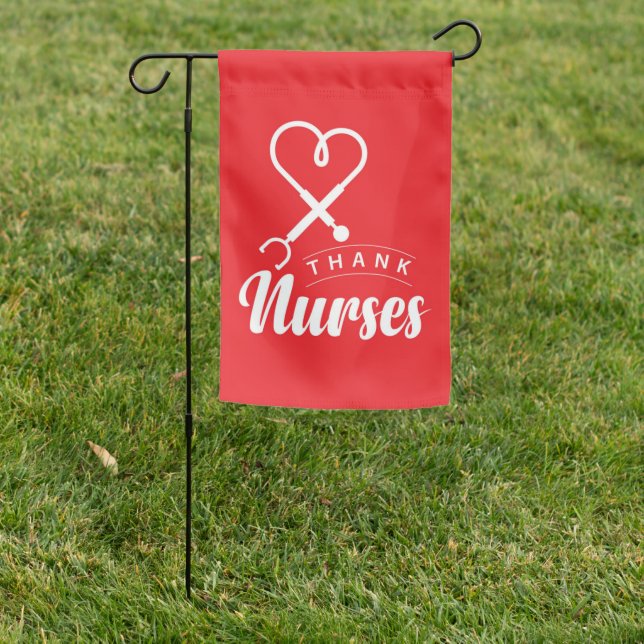 Thank Nurses Garden Flag (In SItu)