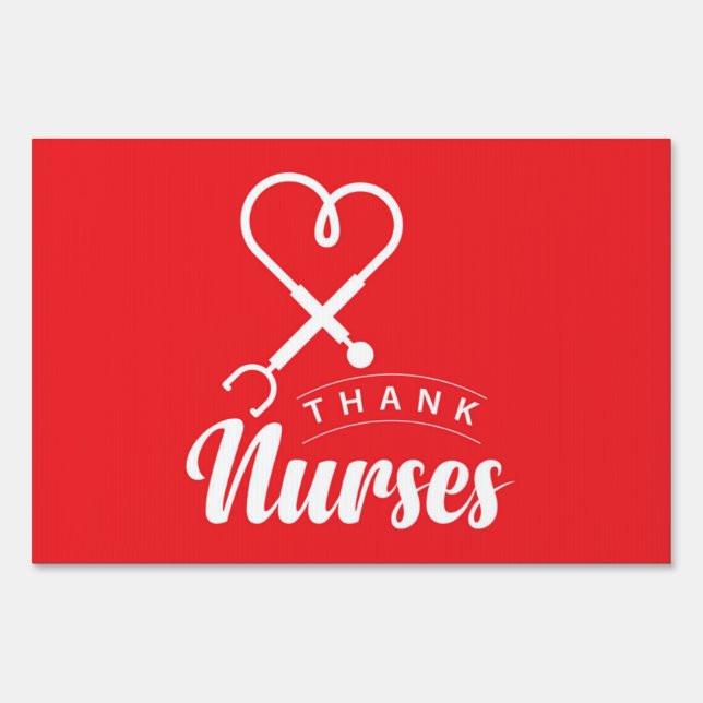 Thank Nurses Sign (Front)