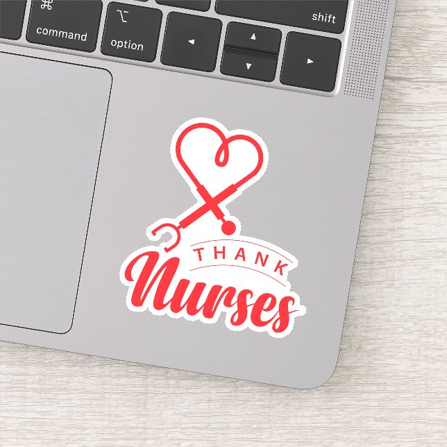 Thank Nurses Sticker (Detail)