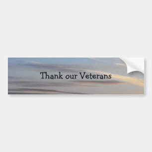 Thank our Veterans - 2 Bumper Sticker