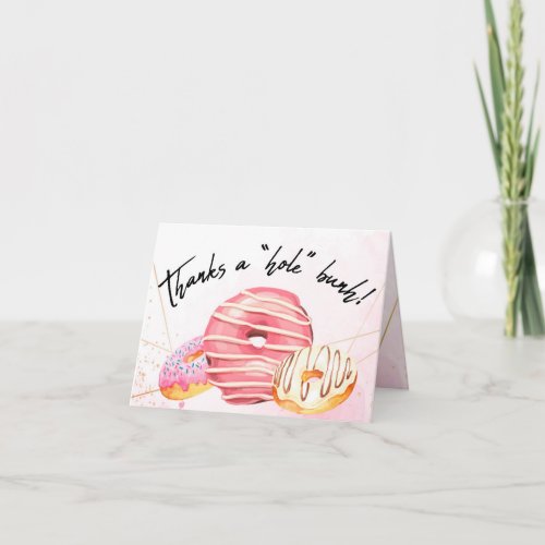 thank the hole donuts card