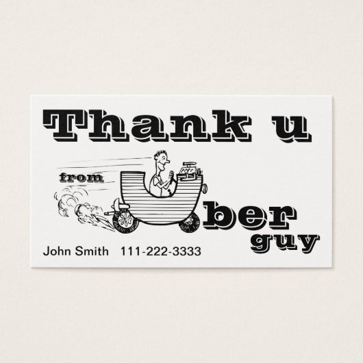 Thank U - from Uber Guy (Front)