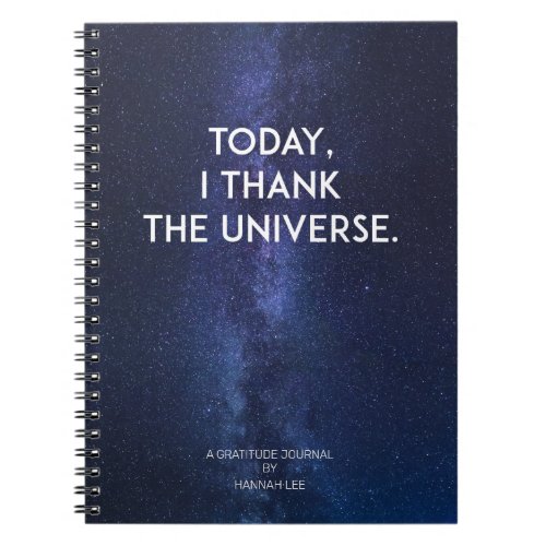 Thank Universe Gratitude Journal