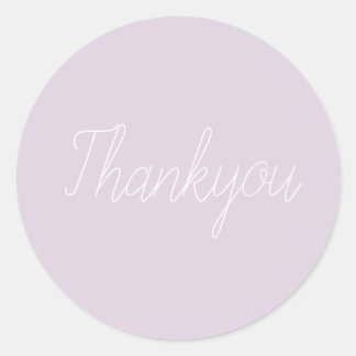 thank youシール classic round sticker