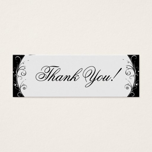 Customizable Thank You! Business Cards