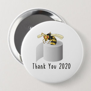 Thank you 2020 Murder Hornet Button
