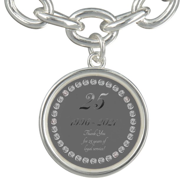 Thank You 25th Anniversary 2021 Employee Work Bracelet (Design)