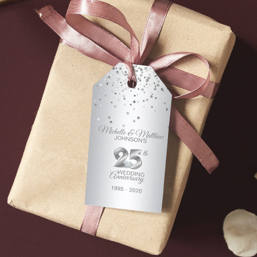 Thank You 25th Year Silver Wedding Anniversary