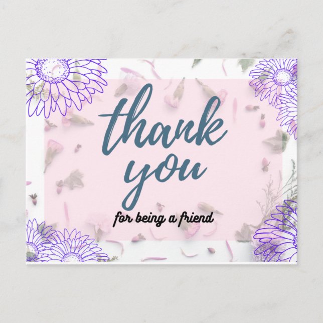 thank you 2 postcard (Front)