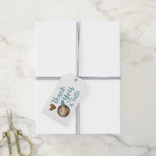 Thank You A Latte Gift Tags