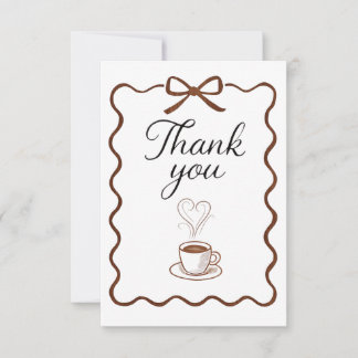 Thank you A Latte! Note Card