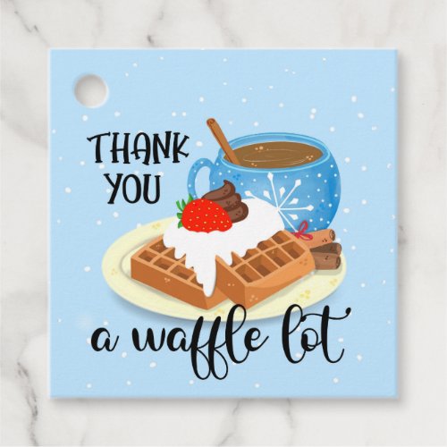 thank you a waffle lot teacher volunteer gift favor tags