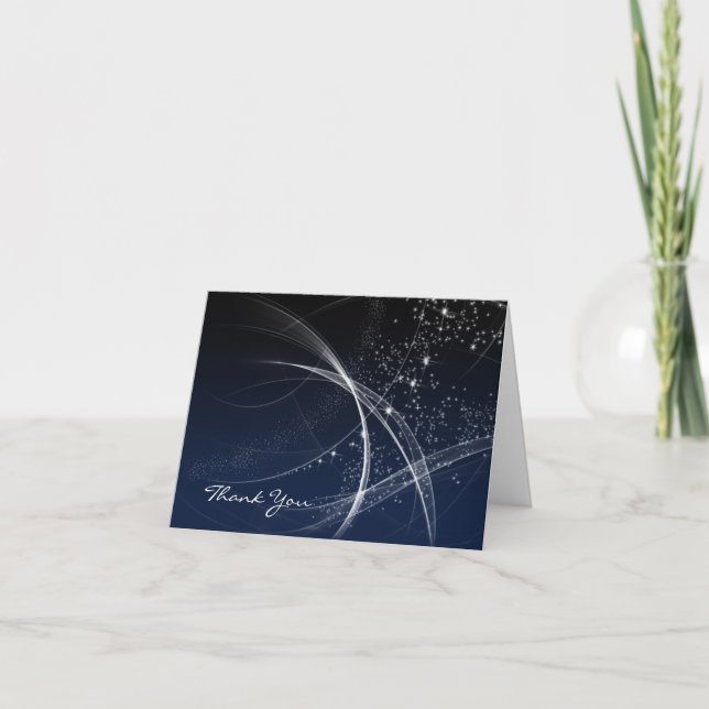Thank You abstract star Card (Front)