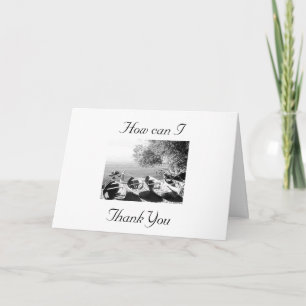 ***THANK YOU**** ACKNOWLEDGEMENT LETTERPRESS THANK YOU CARD