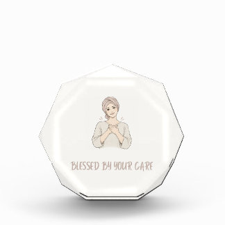 Thank you acrylic award