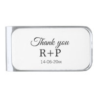 Thank you add couple name initial letter text date