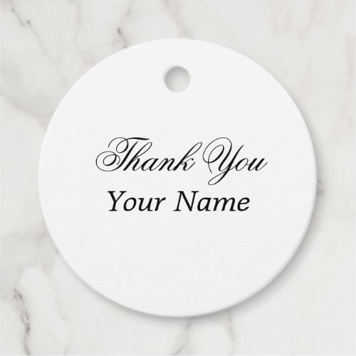Thank You Add Name Custom Message Create It Favor Tags