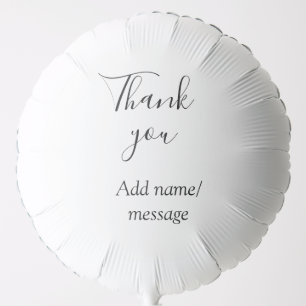 Thank you add name message simple stylish calligra balloon