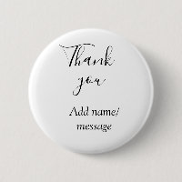 Thank you add name message simple stylish calligra
