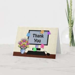 Thank You, Administrative Professional Day Letterpress Thank You Card