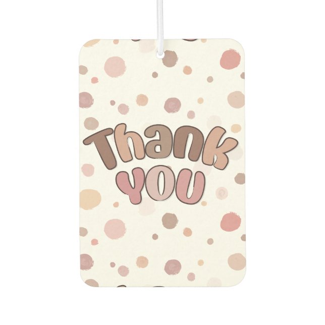 Thank you  air freshener (Front)