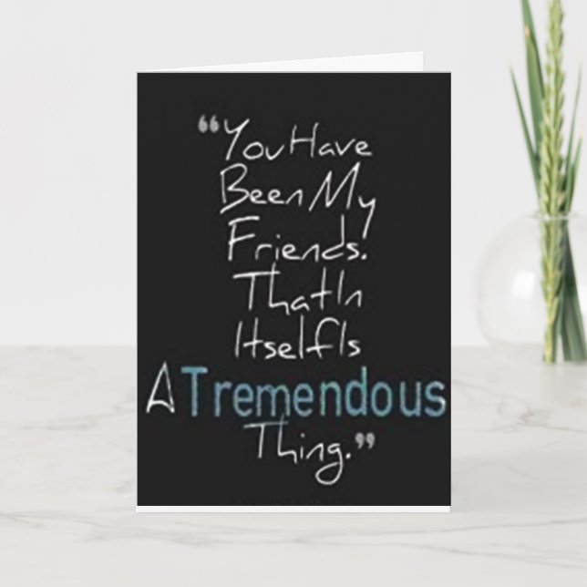 *****THANK YOU***** AMAZING FRIENDS THANK YOU CARD (Front)