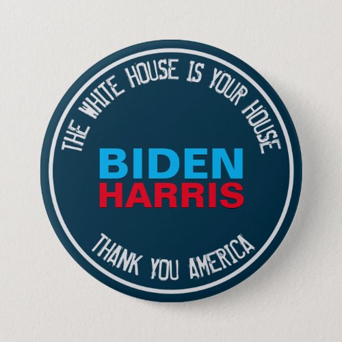 Thank You America BIDEN HARRIS Button