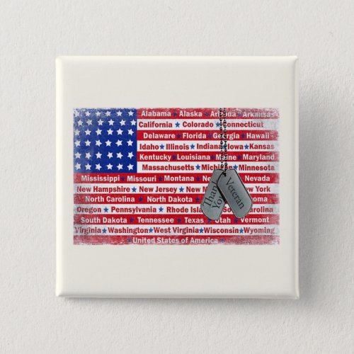 Thank You America Veterans Day Buttons