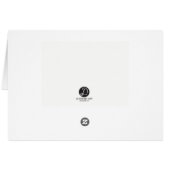 Thank You and Baby Birth Announcement, Modern (Back Horizontal)