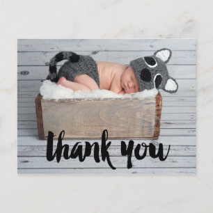 Thank You and Baby Birth Announcement Postcard