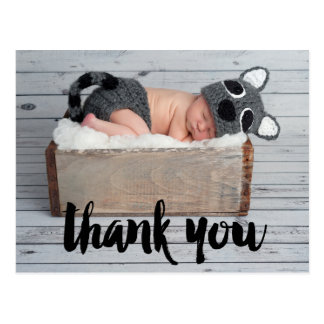 Thank You and Baby Birth Announcement Postcard