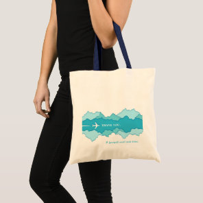 Thank you and Farewell : Departing Flight Themed Tote Bag