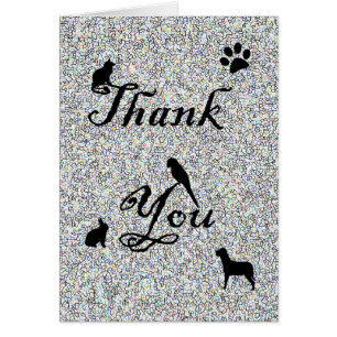 Thank You Animal Caregiver Business Appreciation Cards