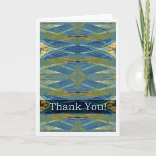 Thank You Any Occasion Blank Abstract Design