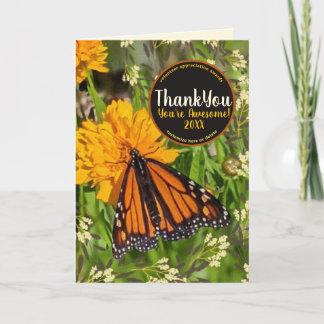 Thank You Appreciation Acknowledgment Awards Card