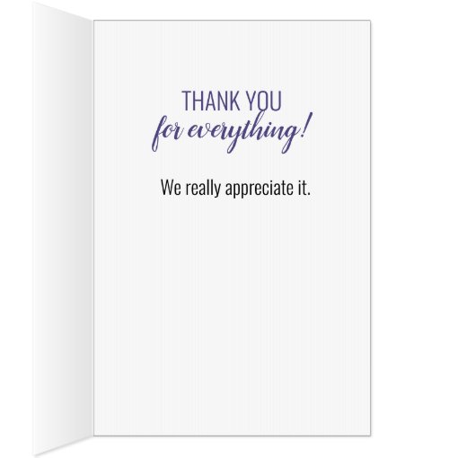 Thank You Appreciation Big Retirement Card | Zazzle