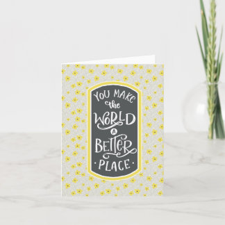 Thank You Appreciation Card