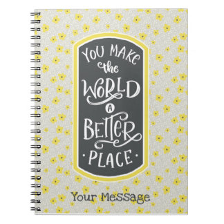 Thank You Appreciation Message Notebook