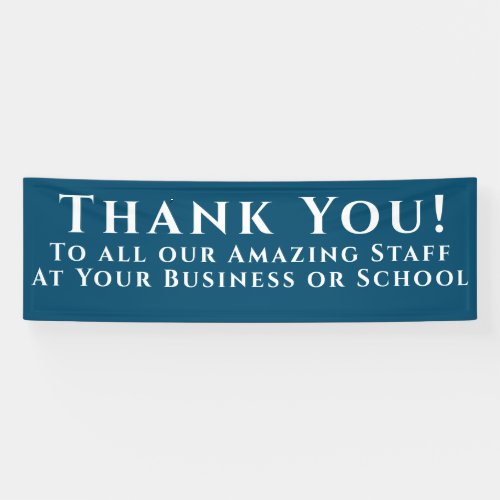 Thank You Appreciation Typography Banner