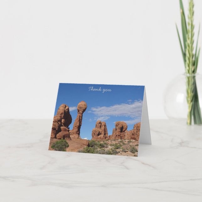 Thank You - Arches Card (Front)