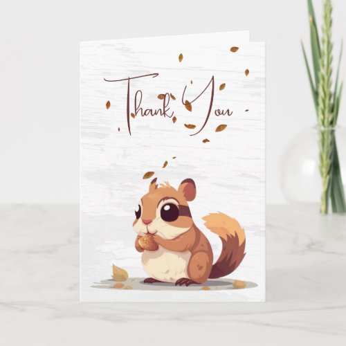 Thank You Autumn Squirrel