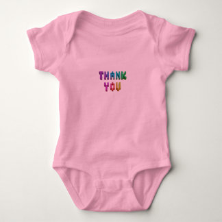 Thank you baby body bodysuit