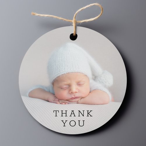 Thank You Baby Newborn Baby Shower Script Favor Tags