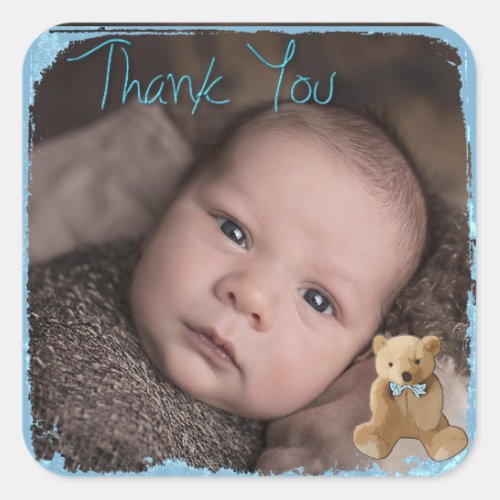 Thank You Baby Photo Sticker