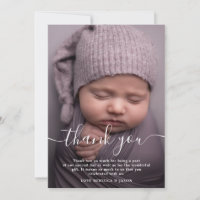 Thank You Baby Shower Baby Gift Photo