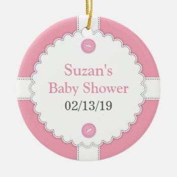 Thank You Baby Shower Favor Ornament by all_items at Zazzle
