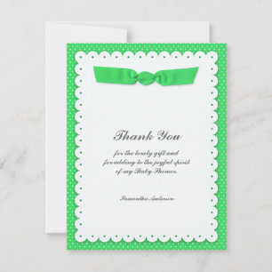 Thank You Baby Shower Flat Card