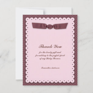Thank You Baby Shower Flat Card