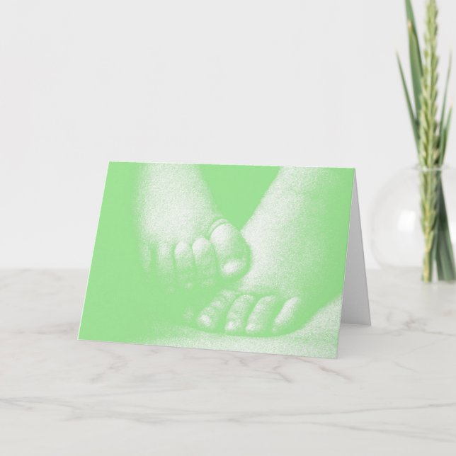 Thank You Baby Shower - Green (Front)