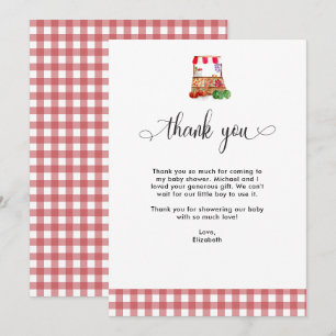 Thank you Baby Shower Locally Grown Farm Market